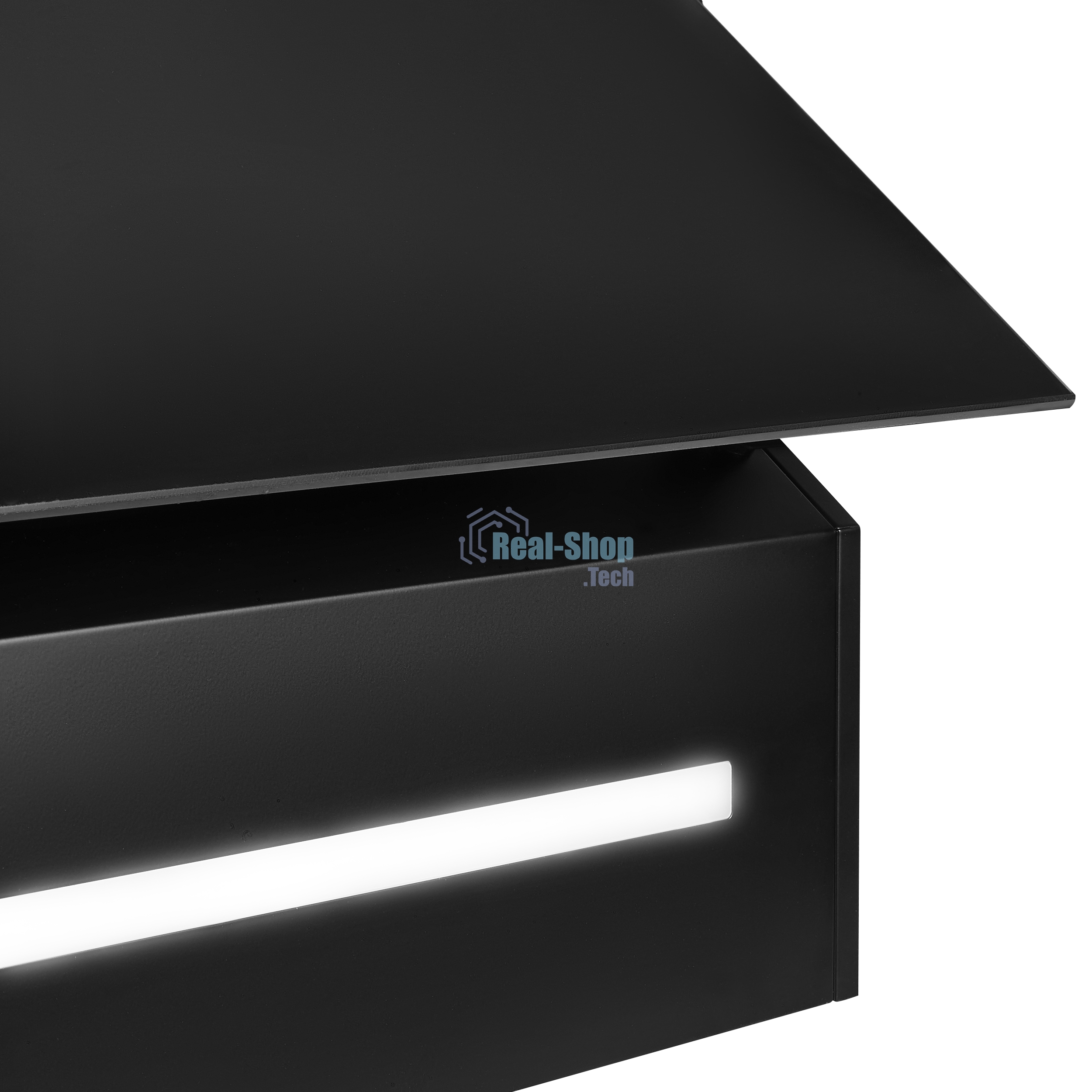 Вытяжка каминная Maunfeld Amber 60 Glass черная, 60 см, 1050 куб. м/ч, 55 дБ