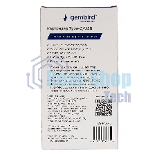 Кард-ридер Type-C/USB-A (3.1) Gembird FD2-MSD-3, 5в1: 2xUSB 2.0, USB3.1, SD/TF, кабель 10 см, алюминий