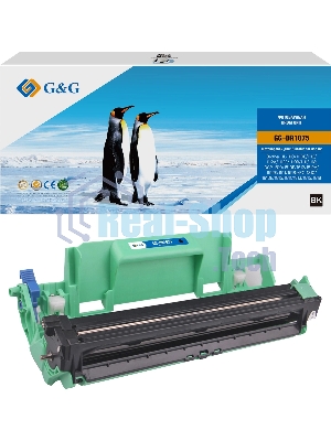 Блок фотобарабана G&G GG-DR1075 DR-1050/DR-1060/DR-1070/DR-1000 черный ч/б:10000стр. для HL-1110/1110E/1112/1112A/1112E/1110R/1111/1118;DCP-1510/1510E/1512/1512A/1512E/1511/1518;MFC-1810/1810E/1815/1811/1813/1815/1818 Brother