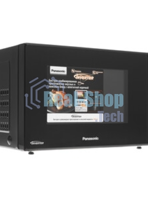 Микроволновая печь Panasonic NN-GD37HBZPE черный 23 л, 1000 Вт, переключатели - сенсор, поворотный механизм