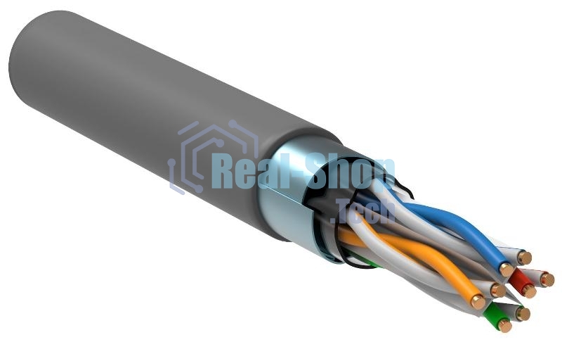 ITK Витая пара F/UTP 6 4х2х23AWG LSZH серый (305м) РФ/Т| LC1-C604-321-T-R| ITK