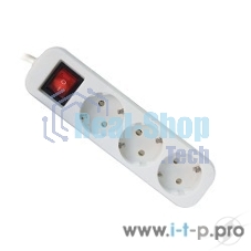 Удлинитель Defender S350 белый 5.0 м, 3 розетки 