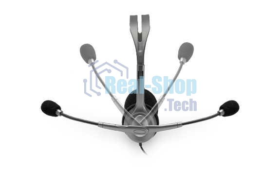 Гарнитура проводная Logitech Headset H110 grey (981-000472/981-000271)
