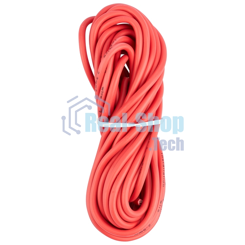 Провод автомобильный ПГВА/ПВАМ Rexant 1х2,50 мм, красный, мини-бухта 5 м