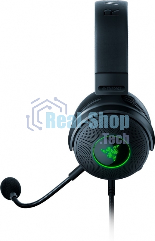 Гарнитура Razer Kraken V3 чёрный, проводная, USB, подсветка