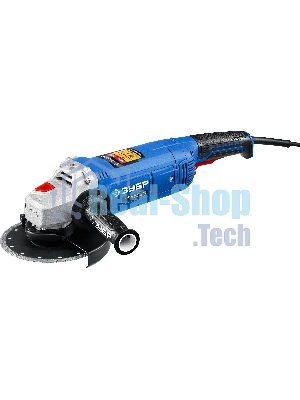 Угловая шлифовальная машина Зубр 180 мм, 2000 Вт, компакт, серия Профессионал
