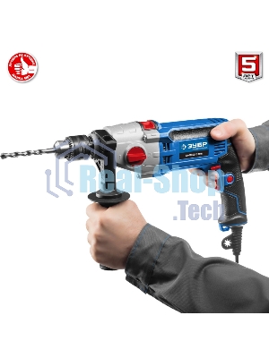 Дрель ударная Зубр ДУ-П850-2 ЭРМ 850Вт ключевой реверс