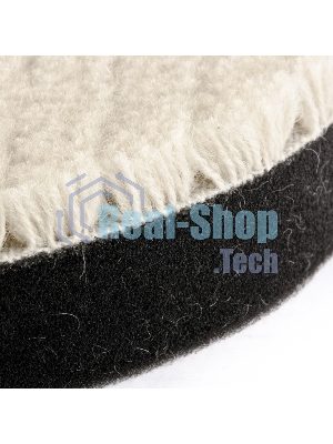 Насадка Matrix полировальная под липучку, 125 мм короткая плетеная шерстяная нить