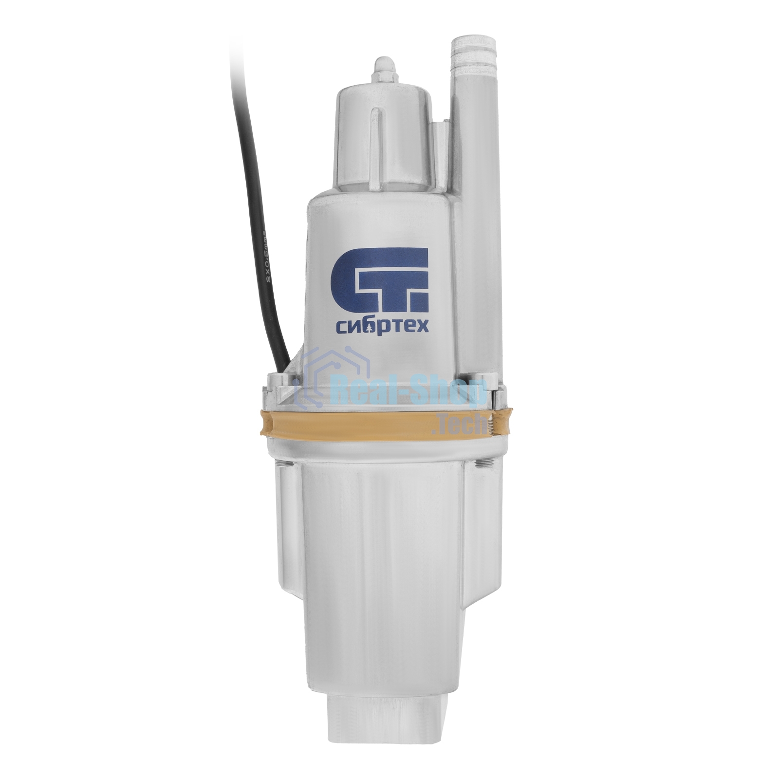 Вибрационный насос Сибртех СВН30025 верхний забор 300 Вт напор 75 м 1200 л/ч кабель 25 м
