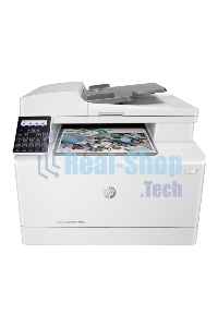 МФУ лазерное HP Color LaserJet Pro M183fw (7KW56A), A4, цветной, печ. до 16 стр/мин., скан. до 15 стр/мин. (ч/б) 8 стр/мин. (цвет), 600 x 600 dpi (печать) 1200x1200dpi (скан.), USB, RJ-45, Wi-Fi, Air Print, Mopria