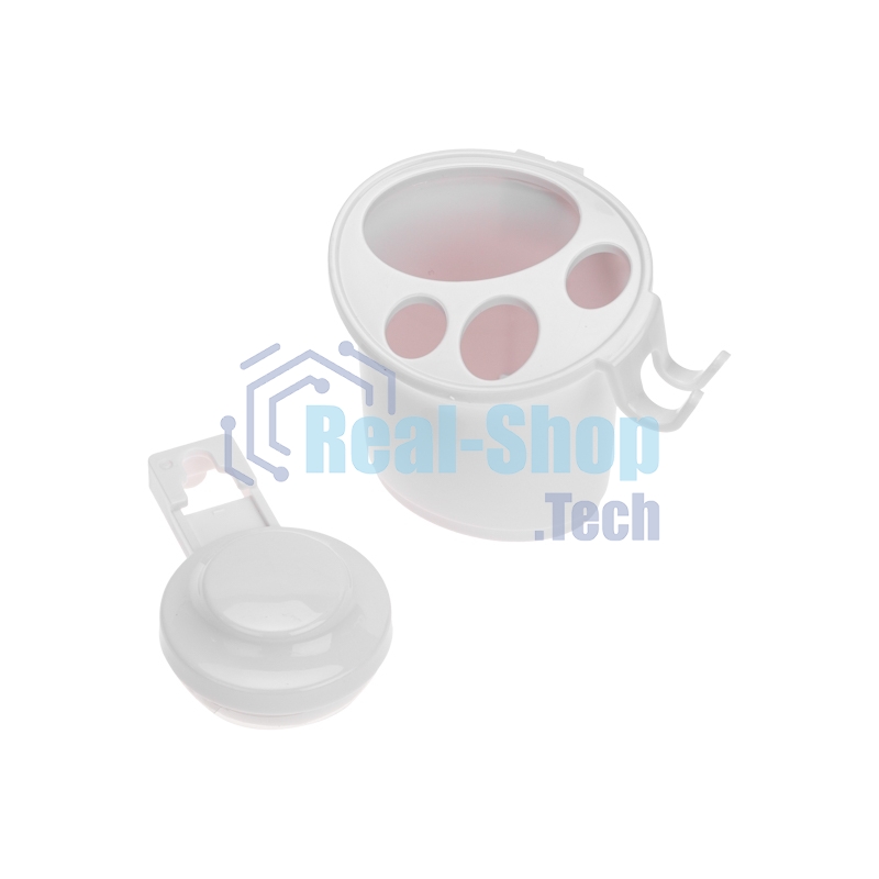 Стакан для зубных щеток и пасты HALSA HLS-F-113W на вакуумной присоске