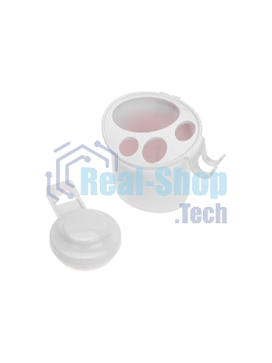 Стакан для зубных щеток и пасты HALSA HLS-F-113W на вакуумной присоске