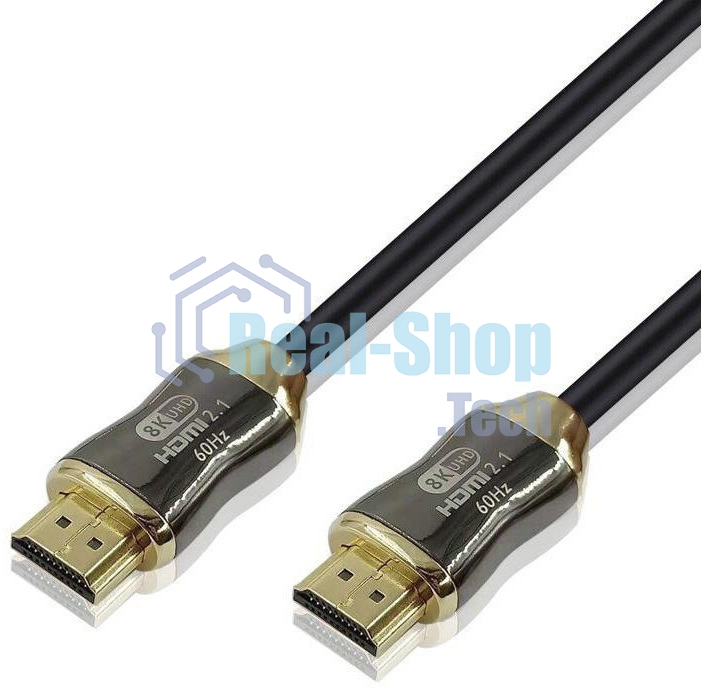 Кабель HDMI 19M/M,ver. 2.1, 8K@60 Hz 0.5m метал разъемы, нейлоновая оплетка Telecom TCG300-0.5M Кабель HDMI 19M/M,ver. 2.1, 8K@60 Hz 0.5m метал разъемы, нейлоновая оплетка Telecom