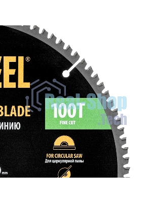 Пильный диск по алюминию Denzel ф305 х 30 мм, 100 зубьев 733807