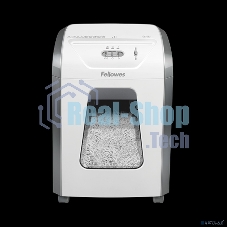 Шредер Fellowes PowerShred 15С белый (секр.P-4) фрагменты 15лист. 19лтр. скрепки скобы пл.карты