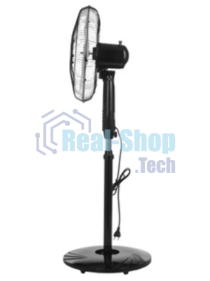 Вентилятор Rix RSF-4500R чёрный, напольный, 45 Вт, 3 скорости, 36 см