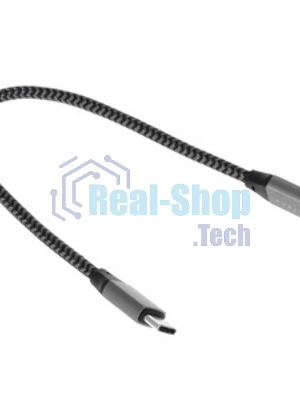 Кабель Satechi ST-U4C25M USB Type-C - USB Type-C 0.25м для зарядки и передачи данных (до 100W), серый космос