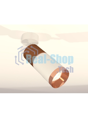 Комплект поворотного светильника Ambrella light XM6312015 SWH/SCF/PPG белый песок/кофе песок/золото розовое полированное MR16 GU5.3