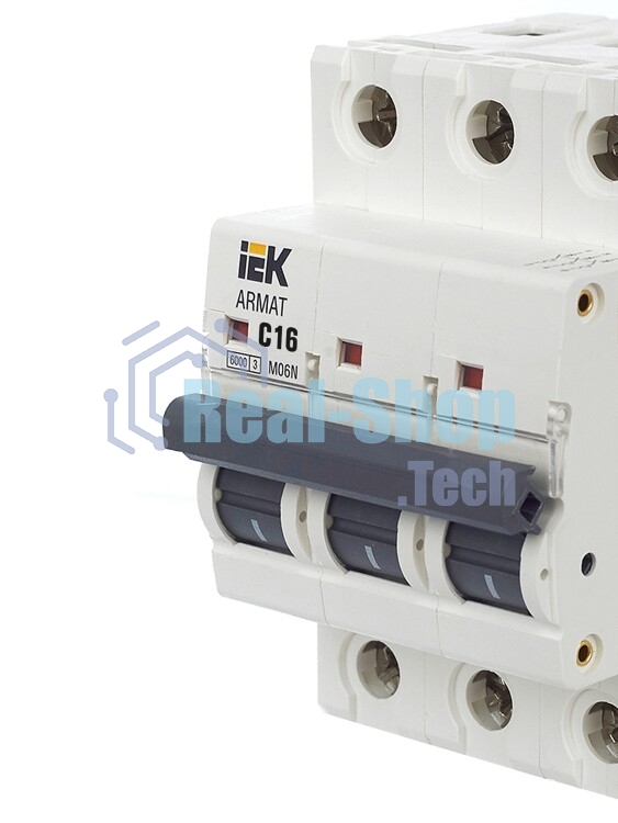 Выключатель автоматический 3п C 16А M06N ARMAT IEK AR-M06N-3-C016