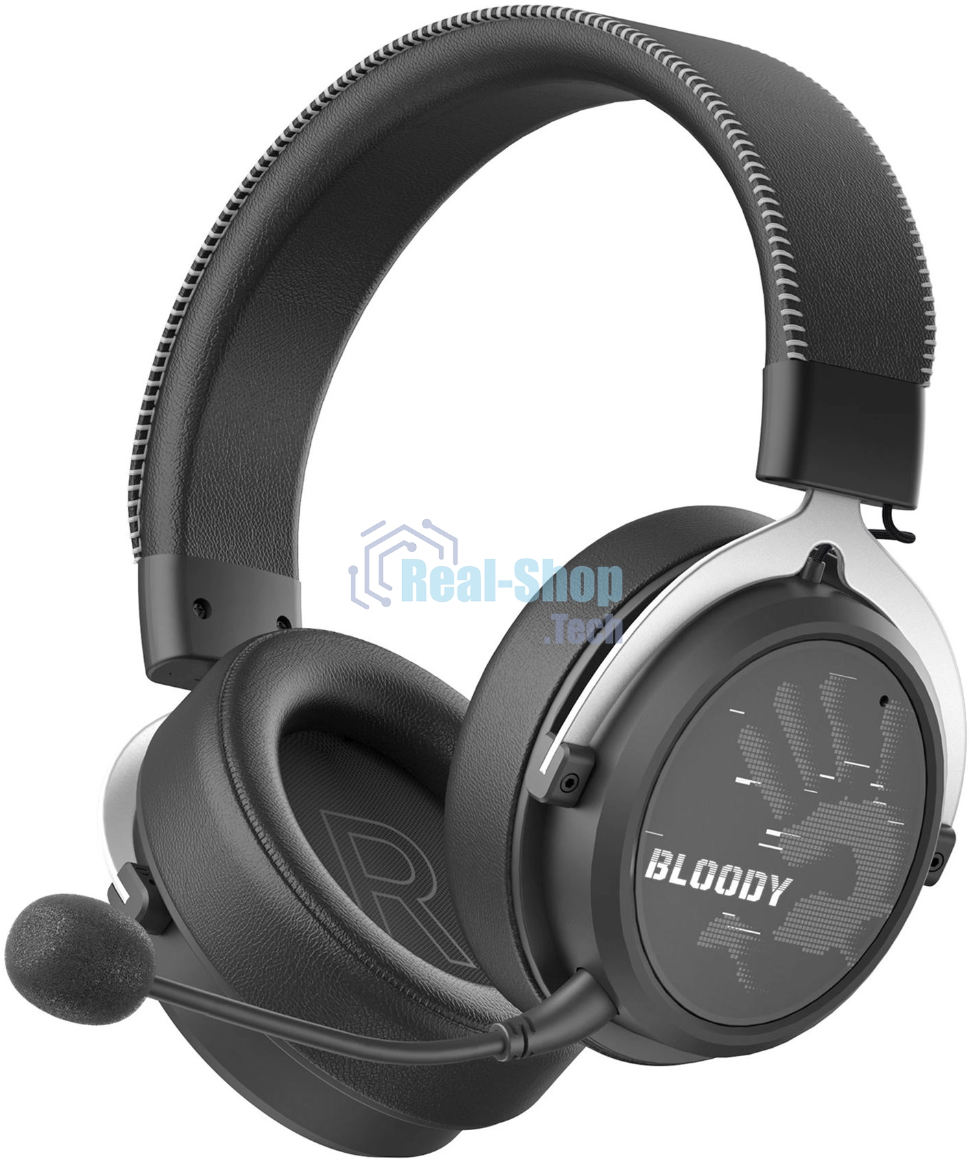 Гарнитура Bloody MR590 Sports чёрный, беспроводная + проводная, Bluetooth, до 35 ч