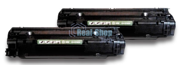 Картридж лазерный Cactus CS-CF283XD черный (2200 стр.) x2уп. для HP LJ Pro M225dn/M201/M202