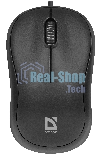 Мышь проводная Defender Patch MS-759 черный, 1000 dpi, USB, кнопки - 3