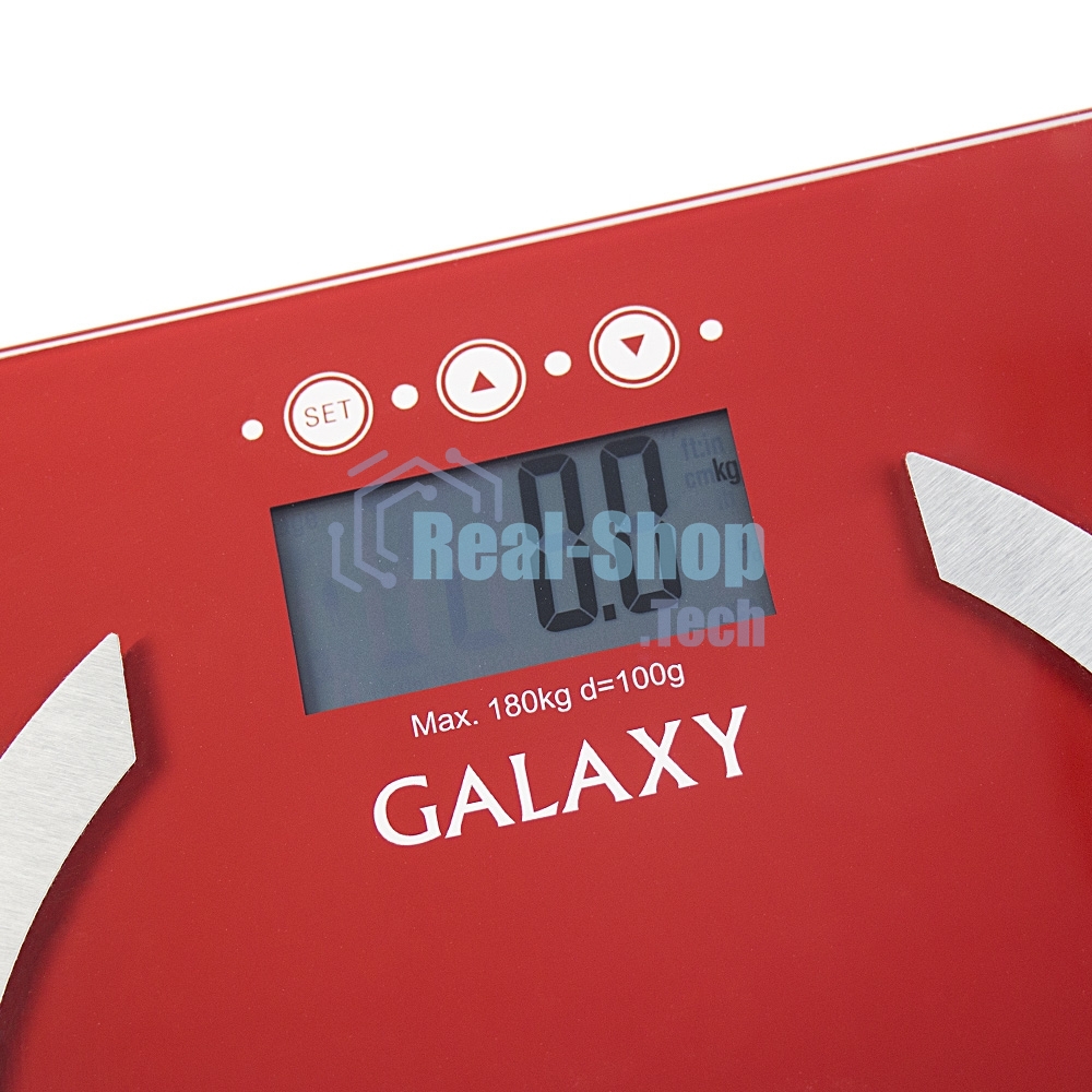 Весы многофункциональные Galaxy GL 4851, красный, электронные, эл. пит. 