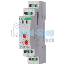 Реле времени PCR-515 (задержка вкл. 230В 2х8А 2перекл. IP20 монтаж на DIN-рейке) F&F EA02.001.006