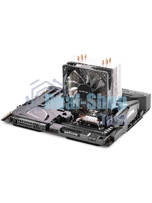 Кулер Deepcool GAMMAXX 400 BLUE BASIC серебристый 120мм алюминий+медь 1500rpm 30db 4-pin 130W 154мм