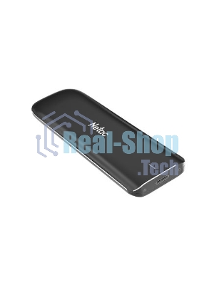 Внешний SSD Netac ZX, 500 Gb, USB 3.2 Gen 2 Type-C, R/W 1050/950, черный