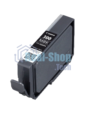 Картридж струйный Canon PFI-300 MBK EUR/OCN черный (1750 стр.) для Canon imagePROGRAF PRO-300