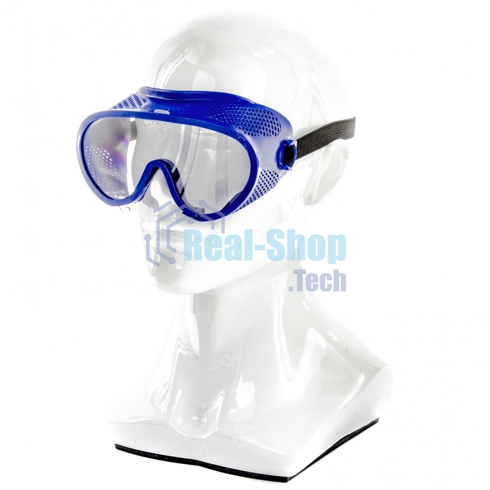 Очки защитные Сибртех закрытого типа с прямой вентиляцией, поликарбонат