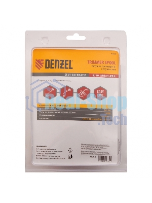 Катушка тримм. полуавт быстрая заправка шестигранник HEX х15,6 болт5/16 лев.М8 лев. Denzel
