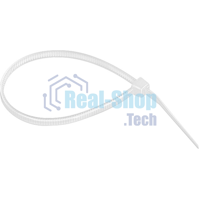 Хомуты Сибртех, 200x3,6 мм,пластмассовые,белые,100 шт.