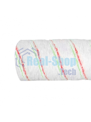 Валик Сибртех Эмали, 180 мм, ворс 12 мм, D 48 мм, D ручки 6 мм, полиамид, полиакрил