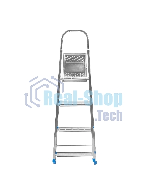Стремянка Сибртех 4 ступени, стальная, оцинкованная