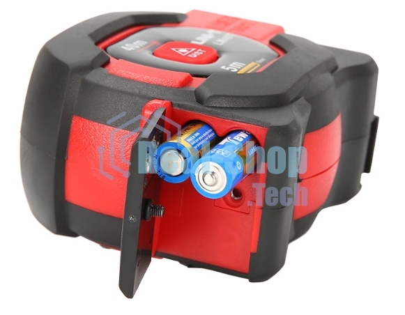 Рулетка 5 м с лазерным дальномером UNI-T LM40T до 40 метров