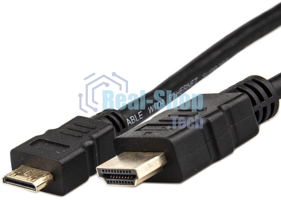 Кабель HDMI-19M --- MiniHDMI-19M ver 2.0+3D/Ethernet,1m Telecom