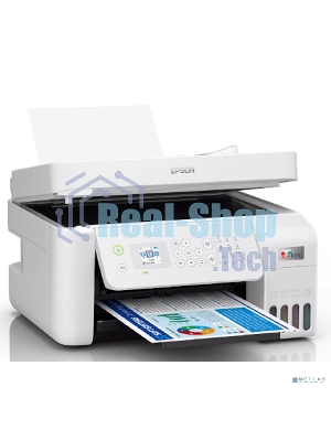 МФУ струйное Epson EcoTank L5296 (C11CJ65411) белый, A4, ч/б печ. 33стр/мин., цв. печ. 15стр/мин., 5760x1440 DPI, 2400х1200 DPI, USB, Ethernet, Wi-Fi