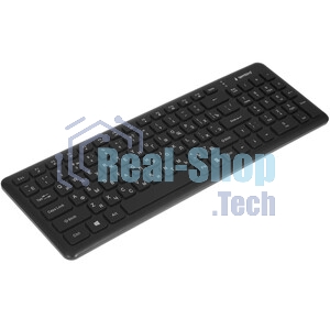Комплект клавиатура+мышь Gembird KBS-9200 беспроводной, USB, 1000 DPI, чёрный