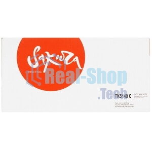 Картридж Sakura TK5140C для Kyocera Mita, синий, 5000 к.