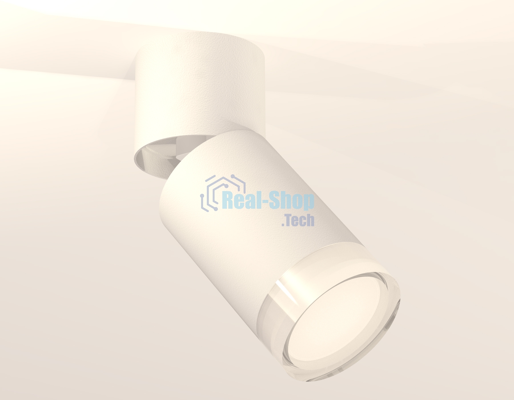 Комплект накладного поворотного светильника Ambrella light XM6312080 SWH/FR/CL белый песок/белый матовый/прозрачный MR16 GU5.3 (A2220, C6312, N6241)