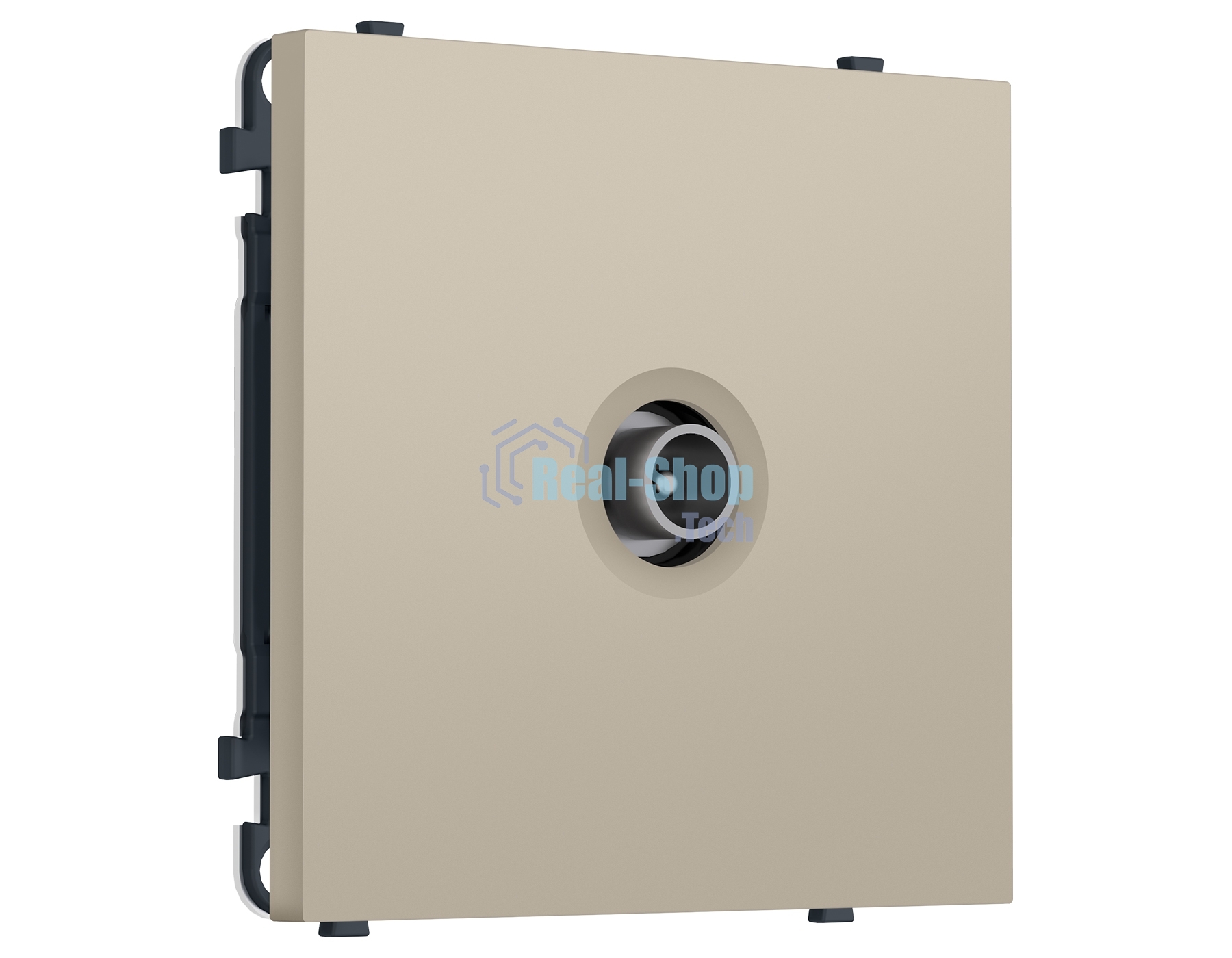 Комплект механизма TV розетки проходной SIGMA Кашемир 5-1000 MHz 4dB QUANT PRO (SP3530, PR211)