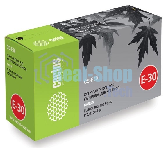 Картридж лазерный Cactus CS-E30S черный (4000 стр.) для Canon FC100/200/300 Series/PC800 Series