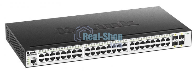 Коммутатор D-Link DGS-3000-52L/B1A 48G 4SFP управляемый