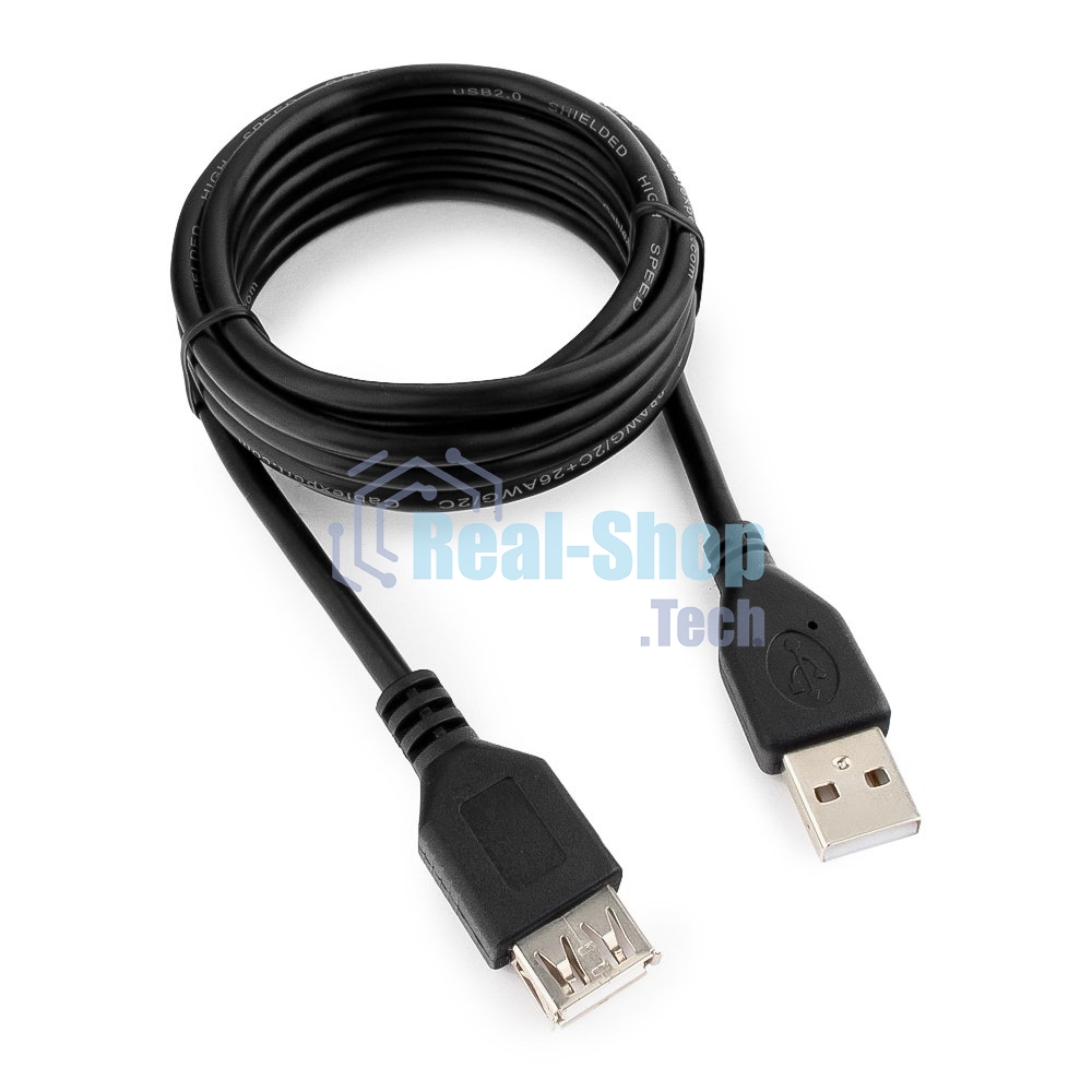 Кабель Gembird PRO CCP-USB2-AMAF-6 USB 2.0 кабель удлинительный 1.8м AM/AF позол. контакты, пакет