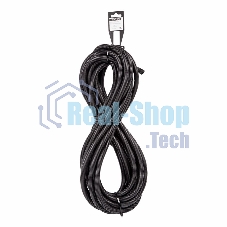 Трубa автомобильная гофрированная ПП Rexant Ø9,8 мм, разрезная, бухта 10 м/уп.