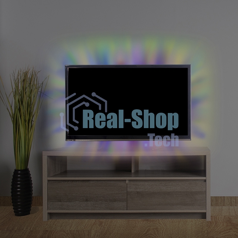 Лента светодиодная с USB коннектором 5 В, 10 мм, IP65, SMD 5050, 60 LED/m, цвет свечения RGb