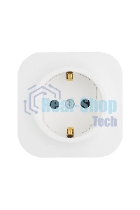 Розетка с заземлением с защитными шторками (Белая) Legrand 782220