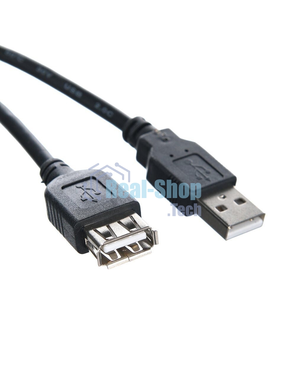 Кабель-удлинитель TELECOM USB2.0 Am-->Af 1,5 м черный TUS6990-1.5M